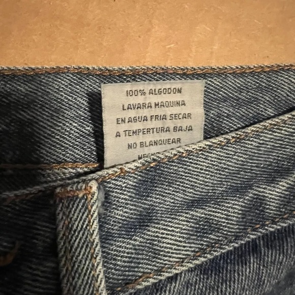 3/$30 NOS Cest Toi High Rise NWT boot cut acid washed flowered Blue Jeans - Picture 4 of 12